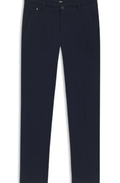 Slim-fit heritage trousers in stretch cotton