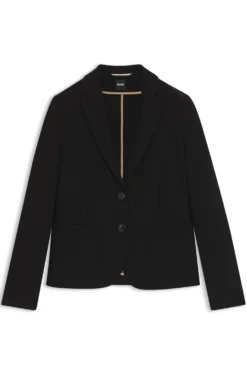 Slim-fit jacket in stretch fabric