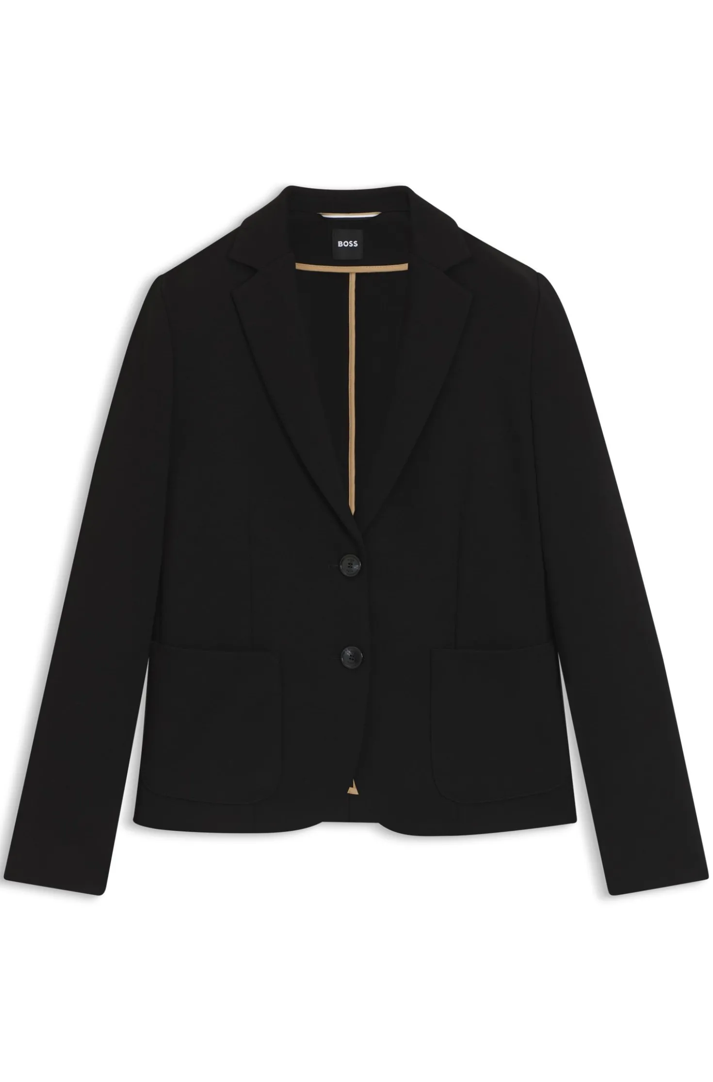 Slim-fit jacket in stretch fabric