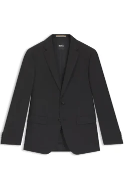 Slim-fit jacket in stretch wool