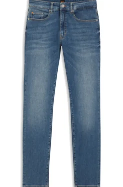 Slim-fit jeans in blue soft-motion denim