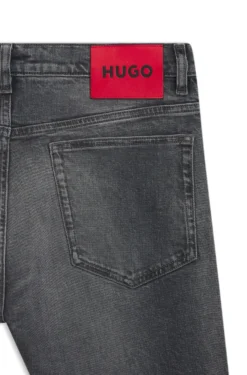 Slim-fit jeans in grey stretch denim