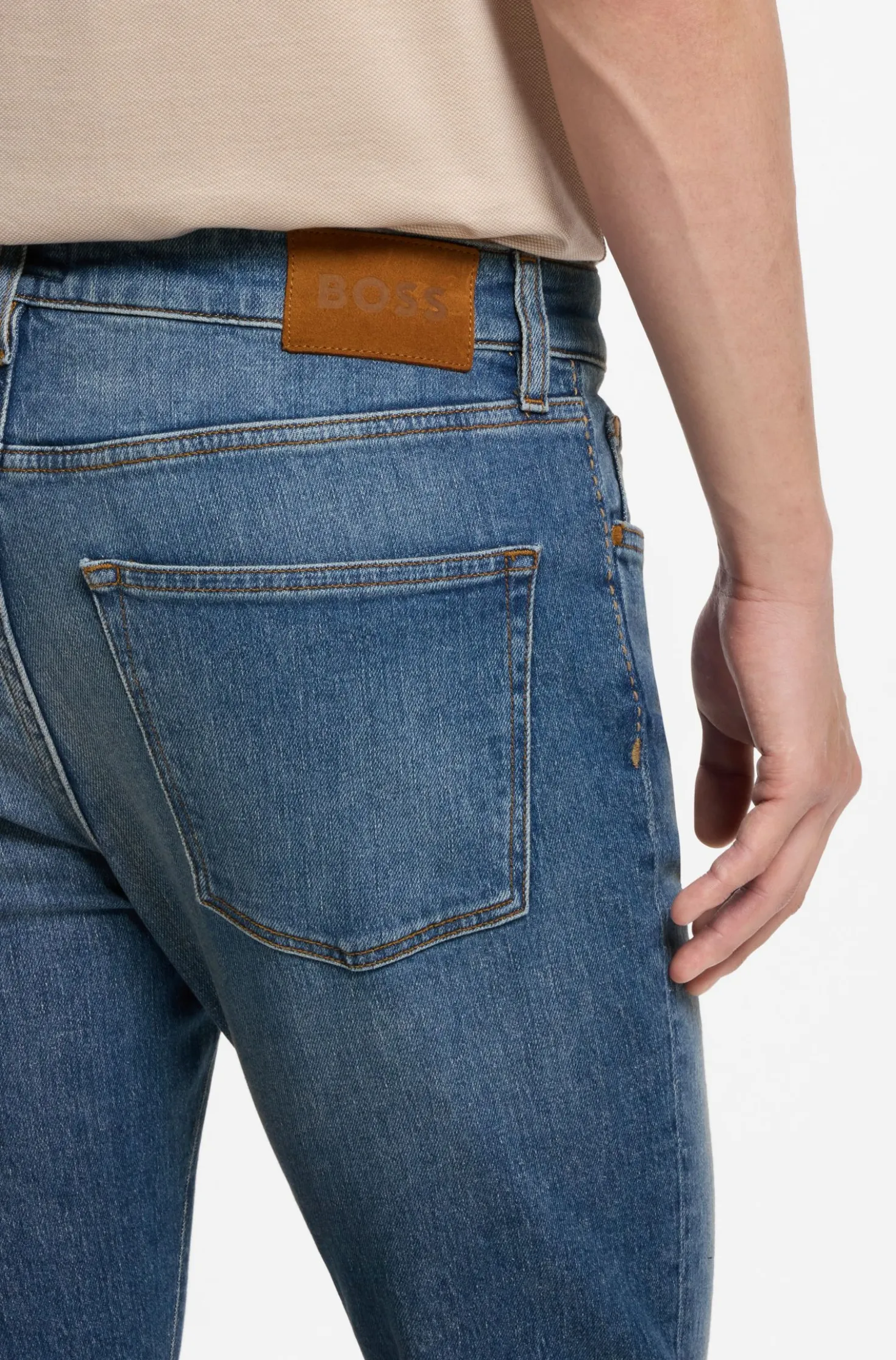 Slim-fit jeans in soft stretch denim