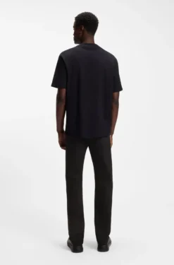 Slim-fit jeans in super-black stretch denim