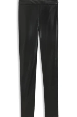 Slim-fit leggings in faux leather