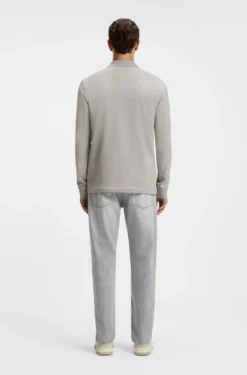 Slim-fit polo shirt in stretch-cotton piqué