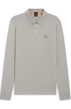 Slim-fit polo shirt in stretch-cotton piqué