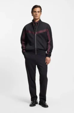 Slim-fit shirt in stretch twill