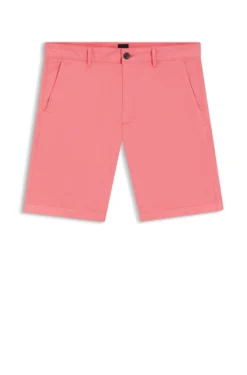 Slim-fit shorts in stretch-cotton twill
