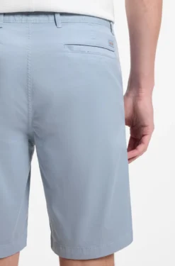 Slim-fit shorts in stretch-cotton twill
