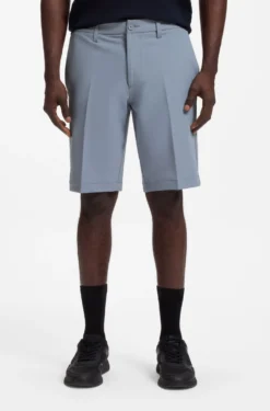 Slim-fit shorts in water-repellent stretch fabric