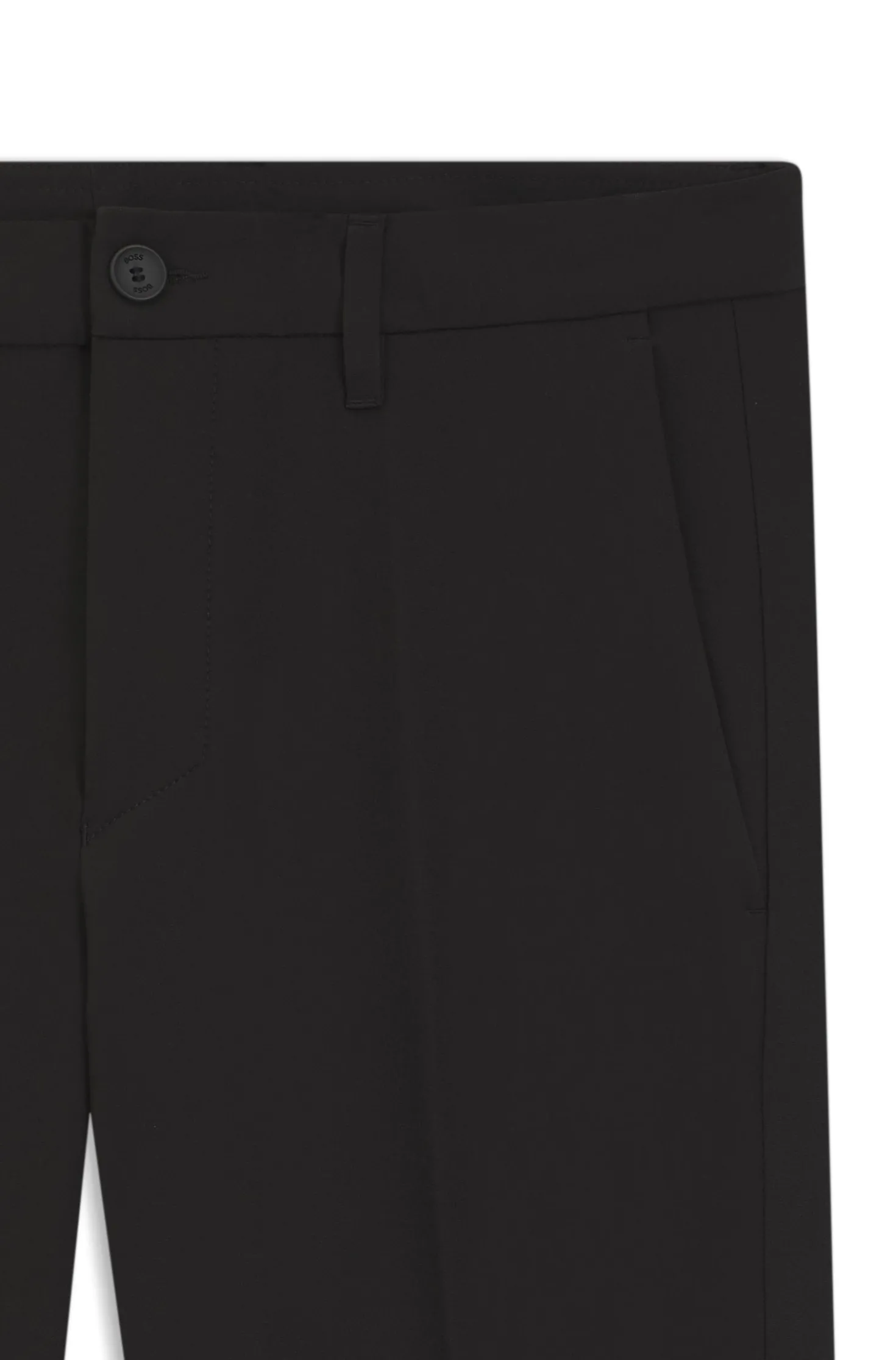 Slim-fit technical trousers with four-way stretch