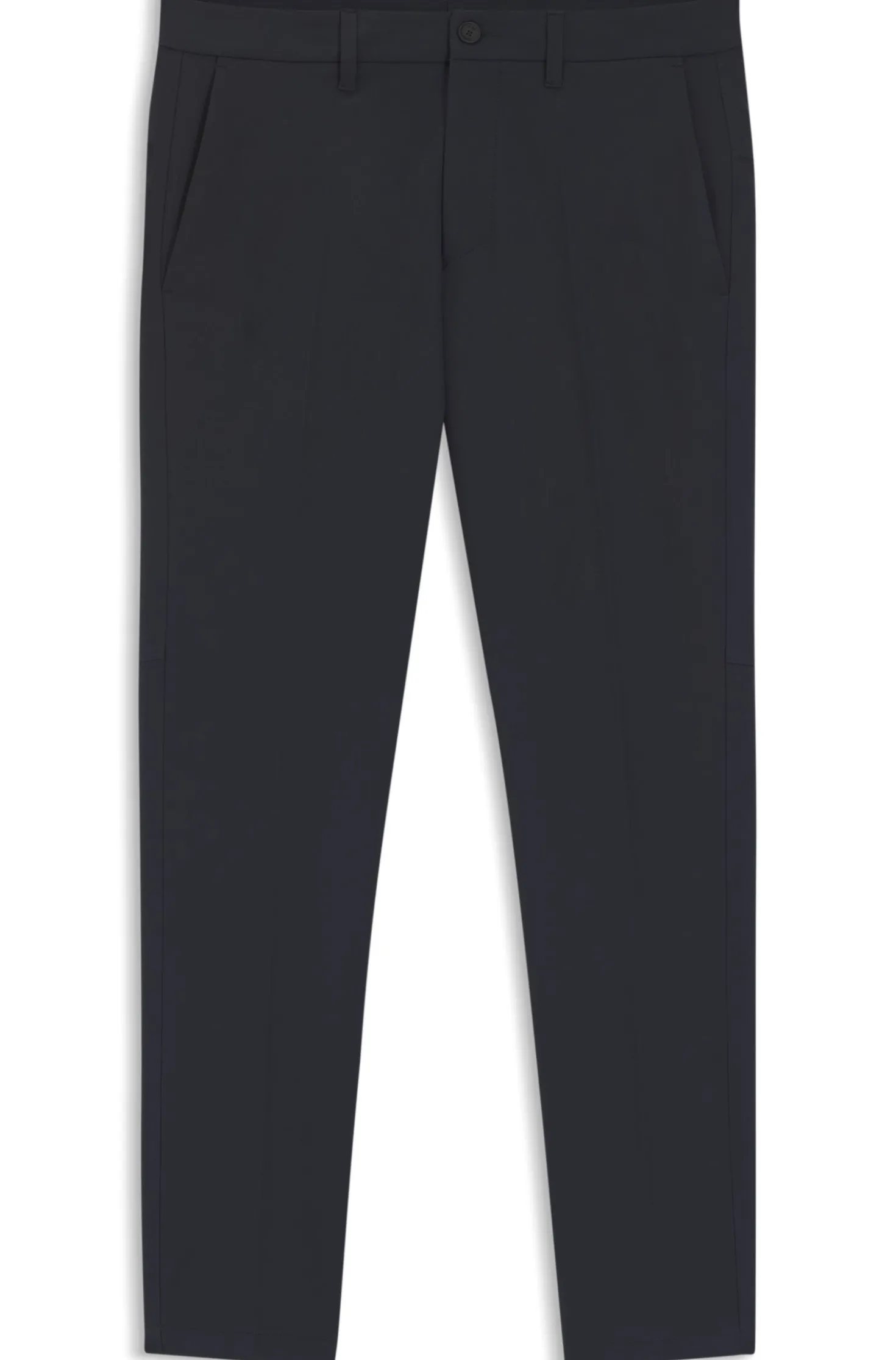 Slim-fit technical trousers with four-way stretch