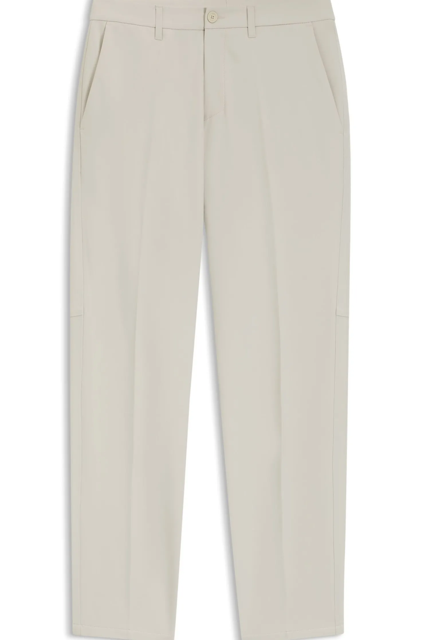 Slim-fit technical trousers with four-way stretch