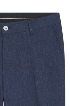 Slim-fit trousers in a linen blend