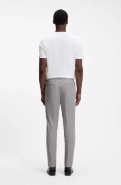 Slim-fit trousers in four-way stretch fabric