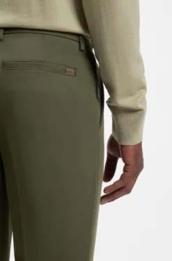 Slim-fit trousers in four-way stretch fabric