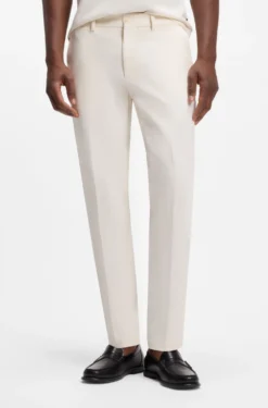 Slim-fit trousers in four-way stretch fabric
