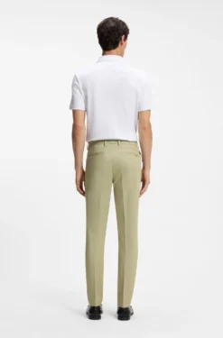 Slim-fit trousers in four-way stretch fabric