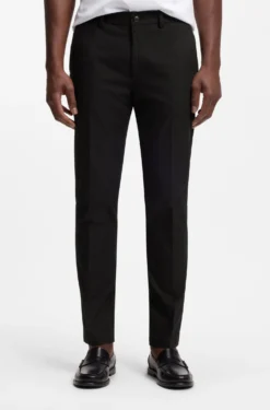 Slim-fit trousers in four-way stretch fabric