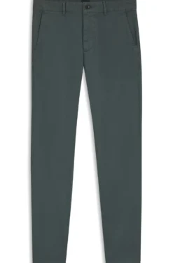 Slim-fit trousers in overdyed stretch satin
