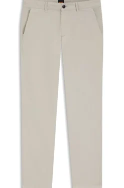 Slim-fit trousers in overdyed stretch satin