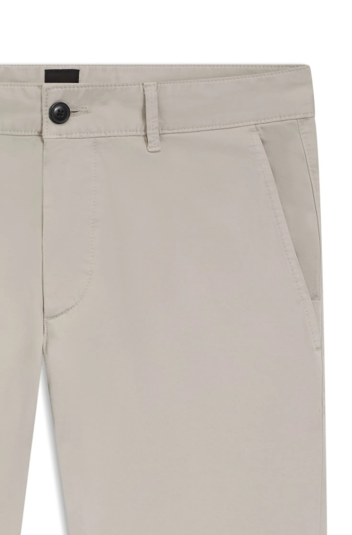 Slim-fit trousers in overdyed stretch satin