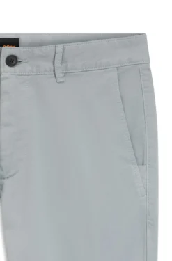 Slim-fit trousers in overdyed stretch satin