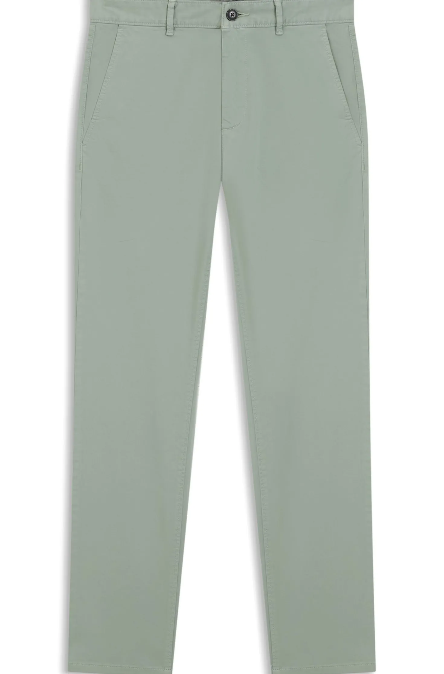 Slim-fit trousers in overdyed stretch satin