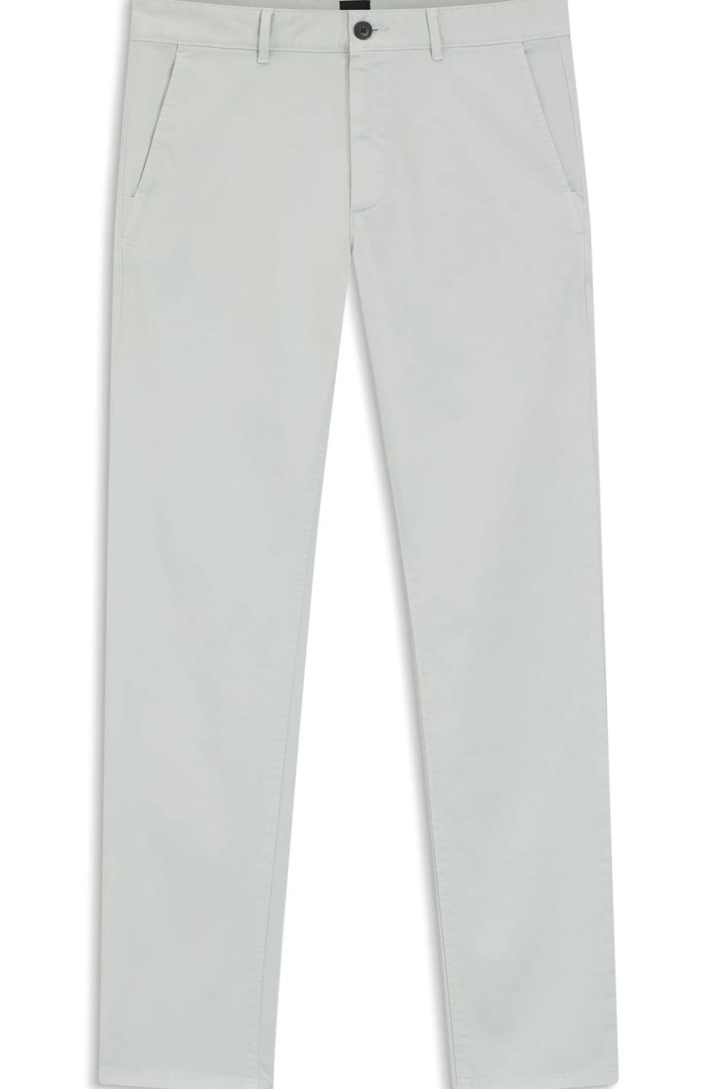 Slim-fit trousers in overdyed stretch satin
