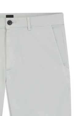 Slim-fit trousers in overdyed stretch satin