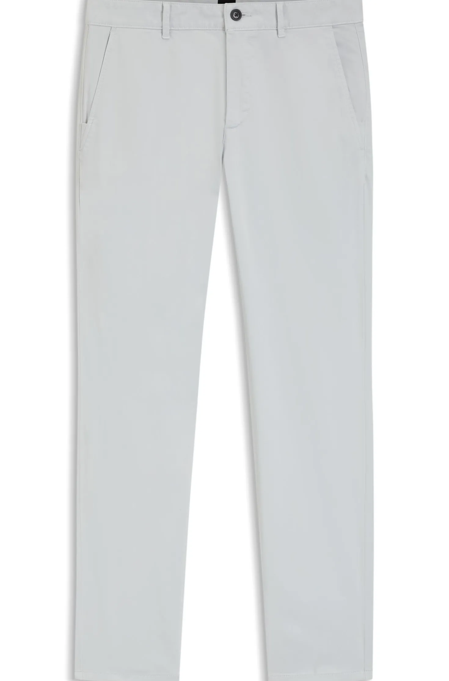 Slim-fit trousers in overdyed stretch satin