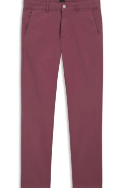 Slim-fit trousers in overdyed stretch satin