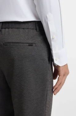 Slim-fit trousers in performance-stretch fabric