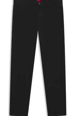 Slim-fit trousers in stretch-cotton gabardine
