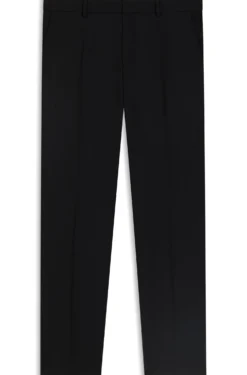 Slim-fit trousers in stretch wool
