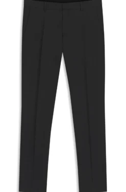 Slim-fit trousers in stretch wool