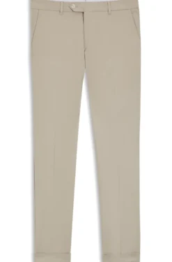 Slim-fit trousers in washable stretch cotton
