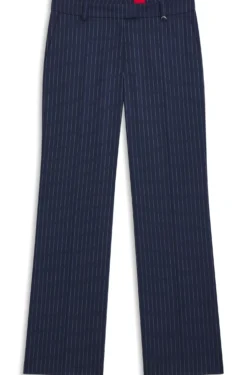 Slim-fit trousers with pinstripe