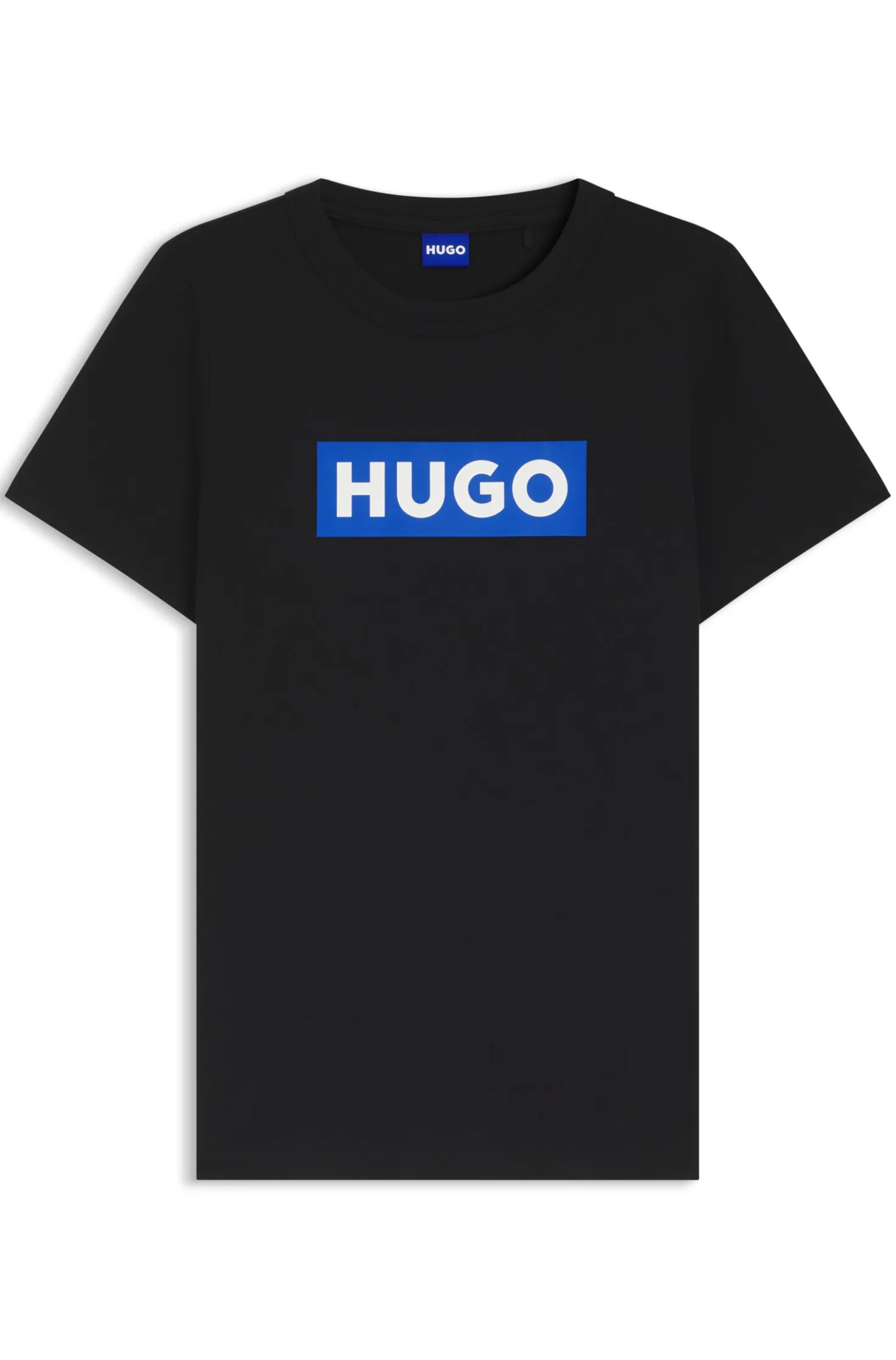 Slim-fit T-shirt in cotton with logo print