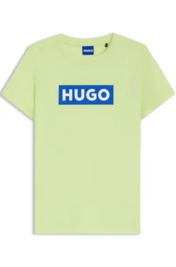 Slim-fit T-shirt in cotton with logo print