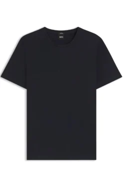 Slim-fit T-shirt in mercerised cotton