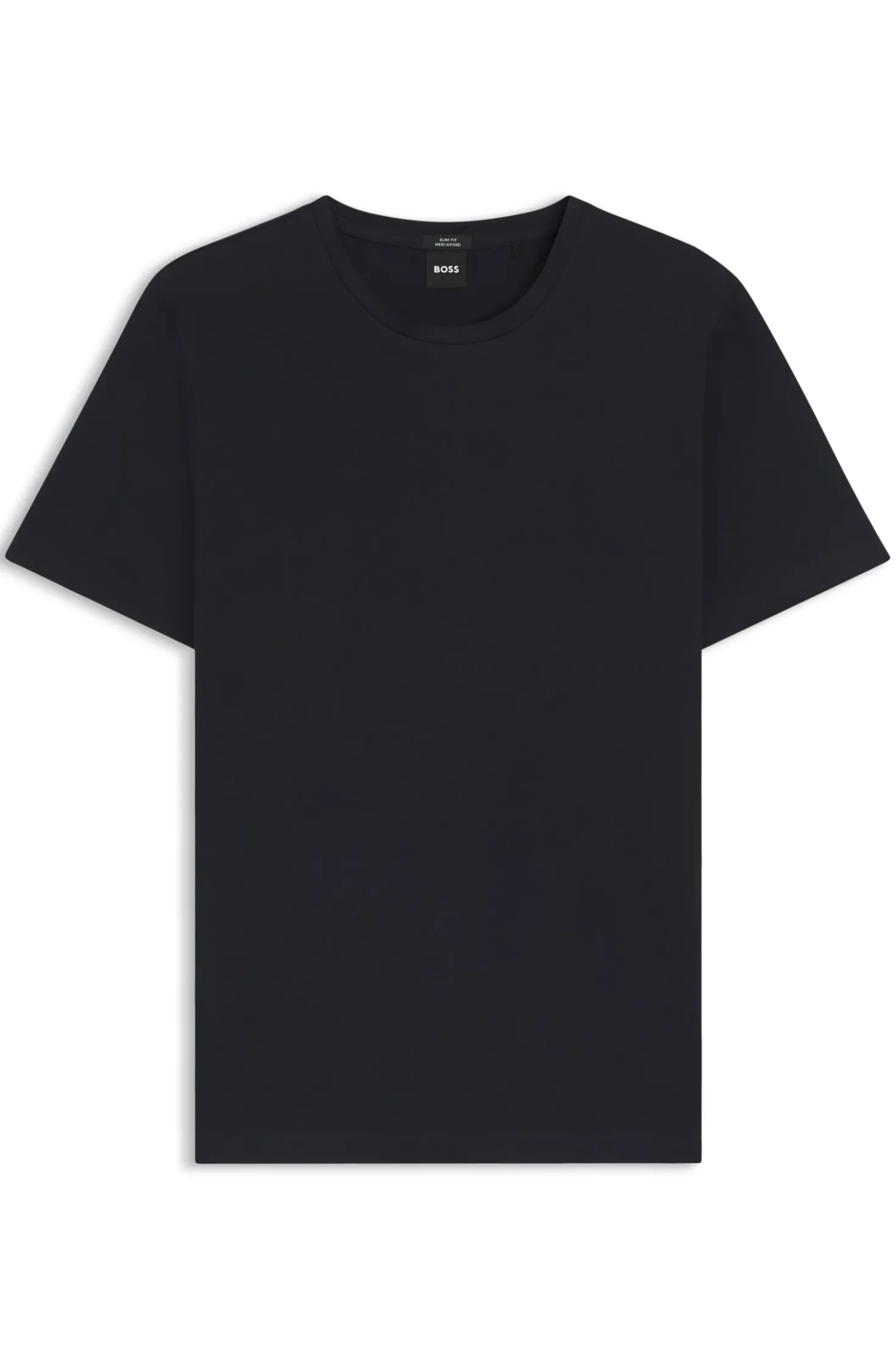 Slim-fit T-shirt in mercerised cotton