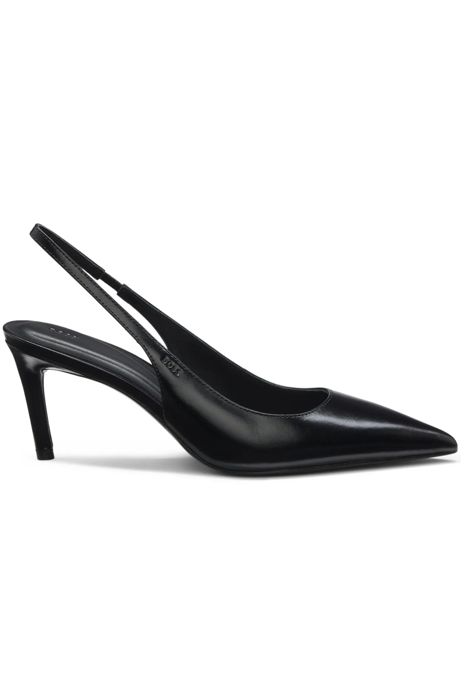 Slingback pumps in patent leather