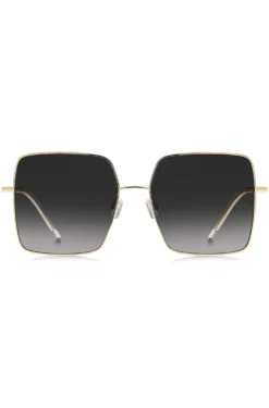 Square-frame sunglasses in lightweight titanium