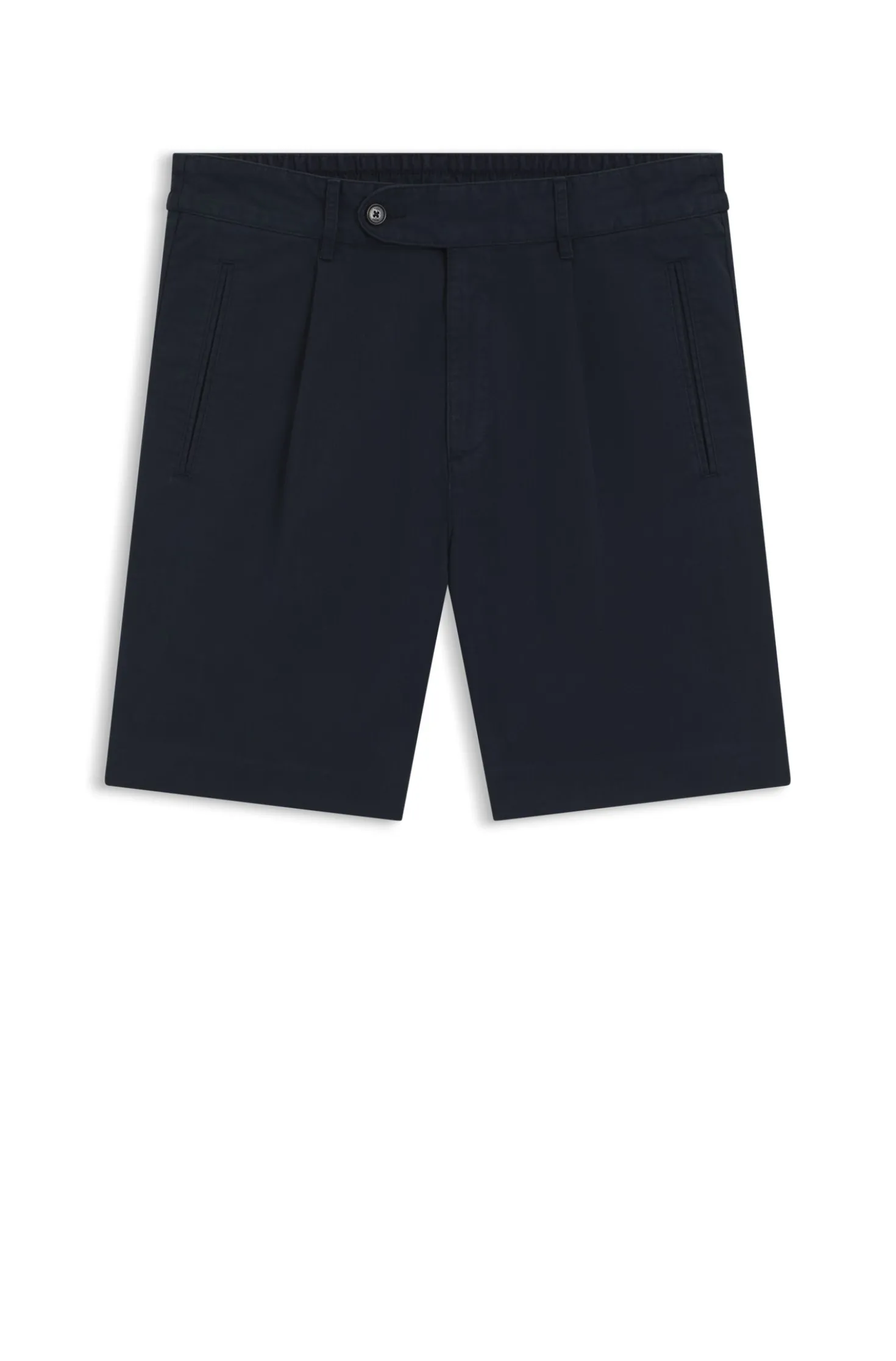 Straight-fit chino shorts in mercerised cotton