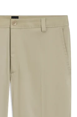 Straight-fit trousers in stretch twill