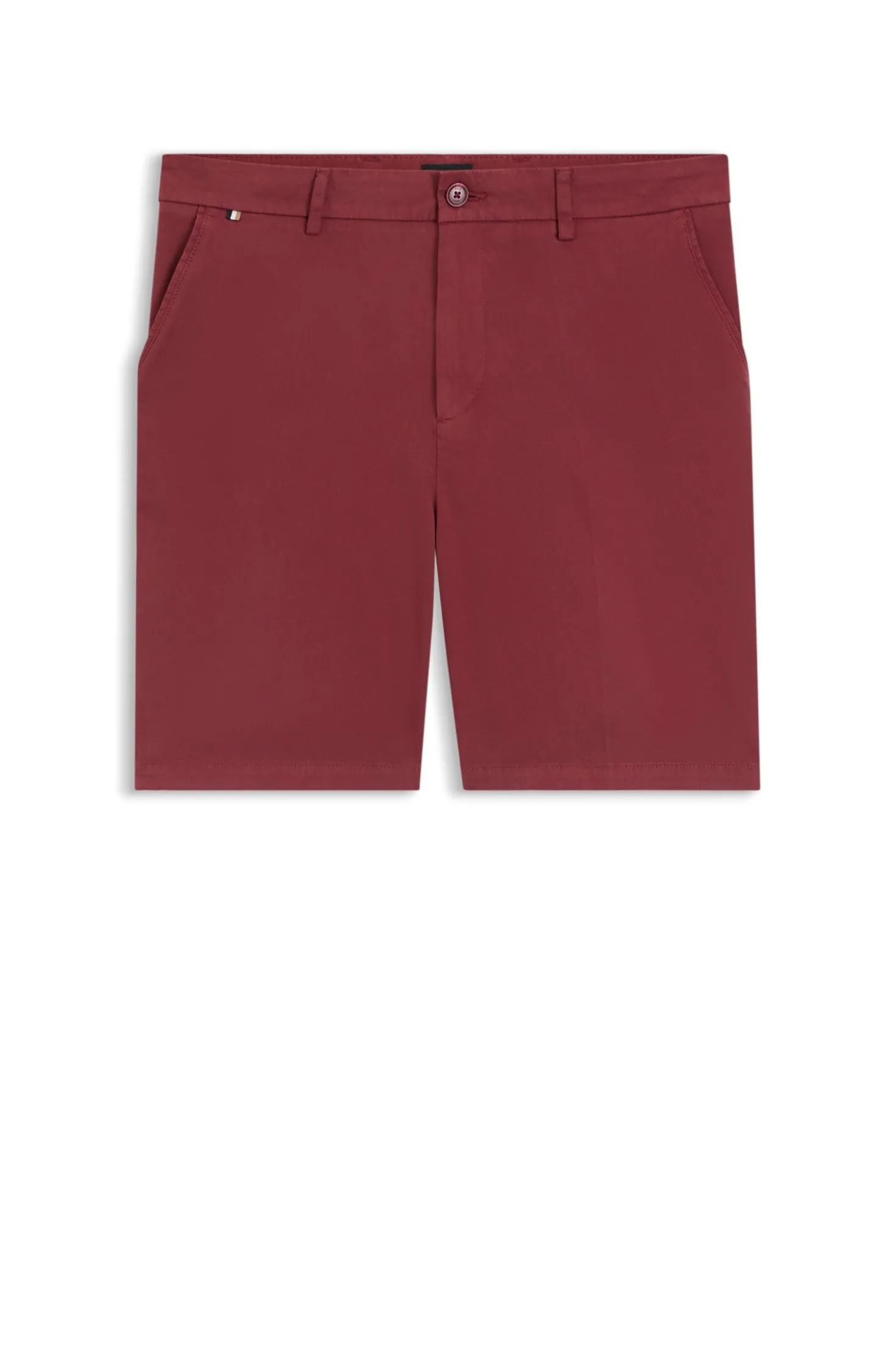 Stretch-cotton shorts in a modern fit