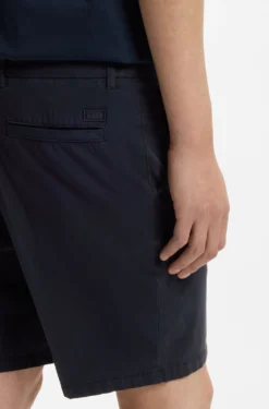 Stretch-cotton shorts in a modern fit