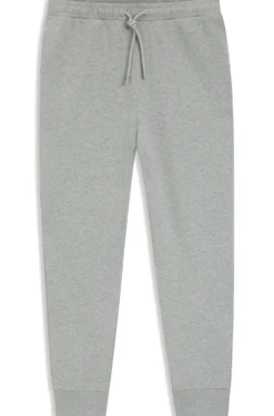 Stretch-cotton tracksuit bottoms with logo detail